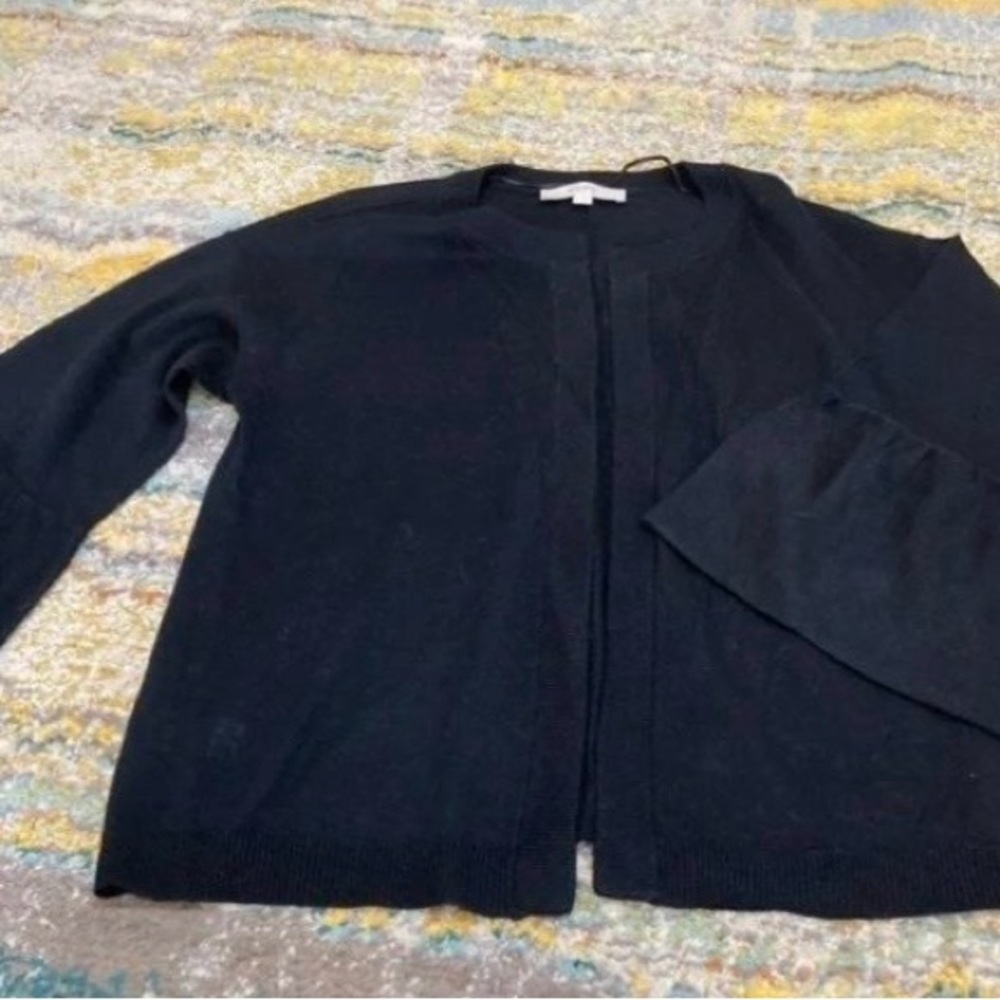 LOFT Classic Black Cardigan Medium
